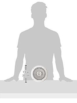 Jensen Ms6007Wr 6.5       Coaxial Marine Speakers, 60 Watts, White, Sold As Pair