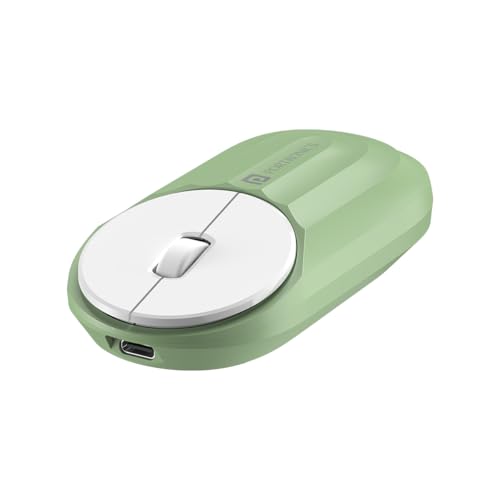 Portronics Toad 6 Bluetooth Wireless Mouse With 2.4 Ghz Usb Receiver, MultiDevice Pairing, Built In Battery, 1200 Dpi Sensor(Gr