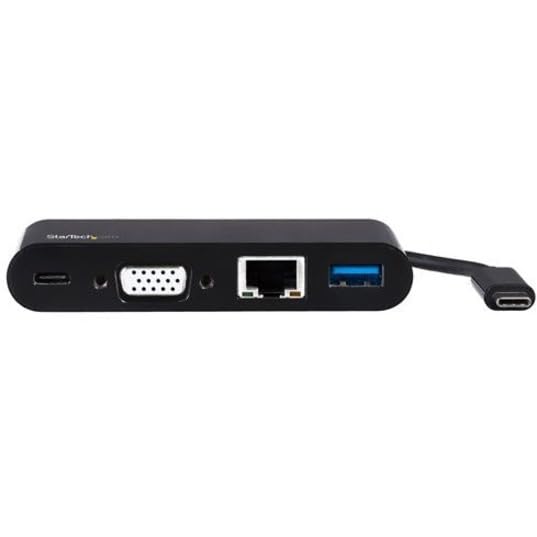Startech.Com Usb C Multiport Adapter - Mini Usb-C Dock W/ Single Monitor Vga 1080P Video - 60W Power Delivery Passthrough - Usb