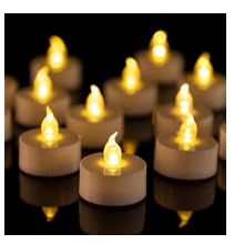 Punpuba Led Tea Lights Candles  24Pack Flameless Candles Realistic And Bright Flickering Long Lasting 200Hours For Holiday Celeb