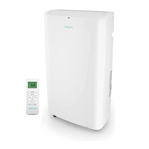 Serenelife Slpac14 Slpac 3 In 1 Portable Air Conditioner With Built In Dehumidifier Function,Fan Mode, Remote Control, Complete