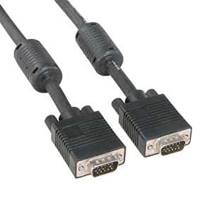 ACCL 15Ft SVGA Male to Male Cable w/Ferrite Core, 4 Pack