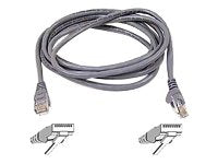 Belkinponents 14Ft Cat6 Snagless Patch Cable Utp Gray Pvc Jacket 23Awg 50 Micron Gold Pla