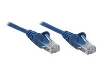 Intellinet 319775 Patch Cable, Cat5E, Utp, 10 Feet , Blue   Pvc Cable Jacket For Flexibility And Durability With Snag Free Boots