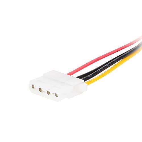 Sata To 4 Pin Power Cable Adapter 3 Pack Sata 15 Pin Male To Molex Lp4 Female Power Cable  7 Inch