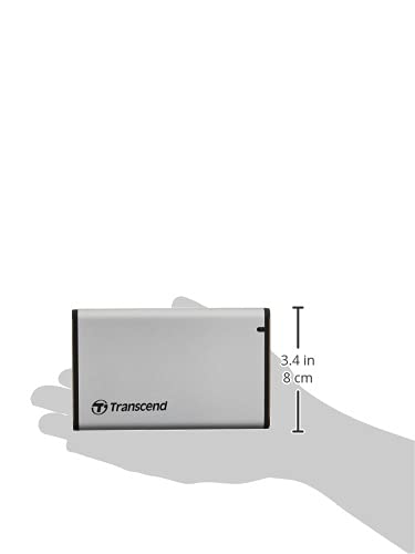 Transcend 2.5� SSD/HDD USB3.0 Enclosure, Aluminum case, UASP Supported, One Touch Backup   TS0GSJ25S3