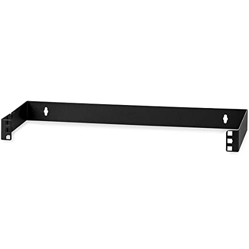 Startech.Com 1U Hinged Wall Mount Patch Panel Bracket   4 Inch Deep   19'' Patch Panel Swing Rack For Shallow Network Equipment 