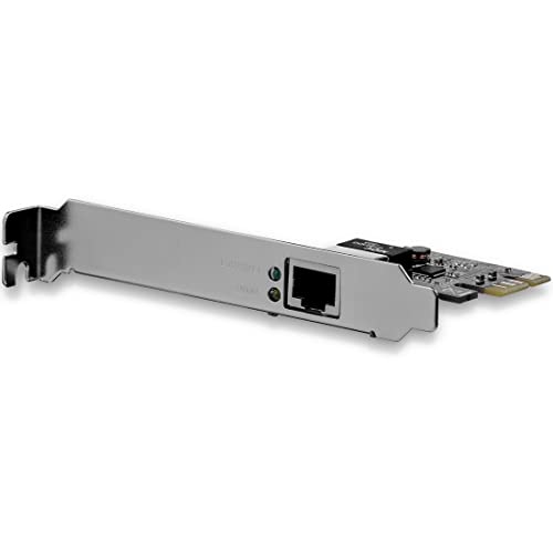 Startech.Com 1 Port Pcie Gigabit Network Server Adapter Nic Card   Dual Profile   Gigabit Desktop Adapter Rev E Intel 6 Chip Sup
