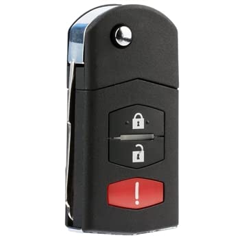 Key Fob Fits Mazda 2 / Mazda 5 / Cx-7 / Cx-9 Flip Keyless Entry Remote (Bgbx1T478Ske125-01)