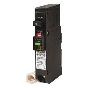 Square D Qo115Cafi Plug In Mount Combination Arc Fault Circuit Breaker 1 Pole 15 Amp 120 Volt Ac Qo