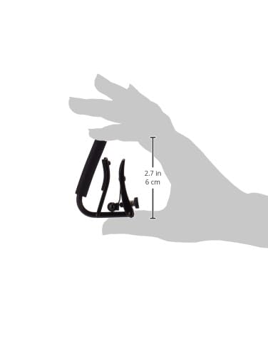 C1K Shubb Capo Noir Series Acoustic Guitar Capo   Black Chrome