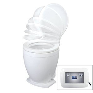 Jabsco Lite Flush Electric 12V Toilet W/Control Panel,WBIASB002RSJI06