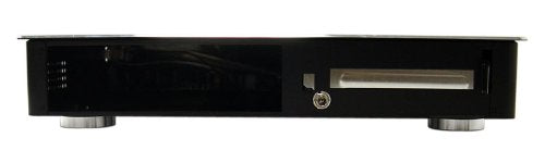 Black, All Aluminum Alloy Mini Itx, With 60W Psu Dc To Dc,  5.25'' X1 ,  Exposed, 3.25'' X1 Hidden