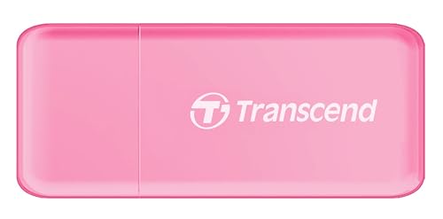 Transcend Usb 3.0 Sdhc/Sdxc/Microsdhc/Sdxc Card Reader, TsRdf5R (Pink)