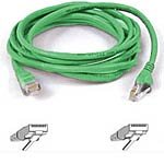 Belkin A3L791B14 Grn S Cable,Cat5E,Utp,Rj45M/M,14,Grn,Patch,Snagless