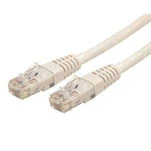 15Ft White Molded Cat6 Patch Cable
