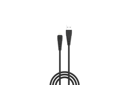 Portronics Konnect Core 8 Pin Cable TangleFree With Ios Compatibility, 3A Rapid Charging & 480Mbps Data Transmission, 1 Meter L