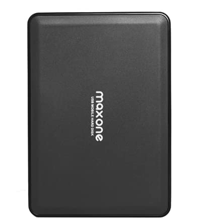 Maxone Portable External Hard Drives 500Gb Usb 3.0 2.5'' Hdd Backup Storage, Compatible With Pc, Desktop, Laptop, Black