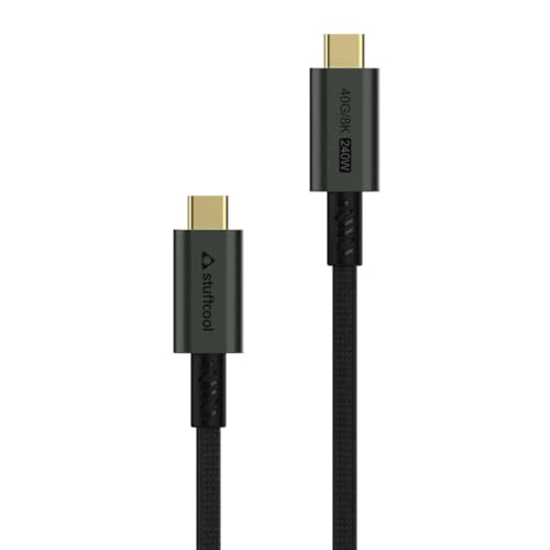 Stuffcool Primus USB 4 TypeC to TypeC Cable with 240W Power and 40Gbps Data with 8K Video Transmission