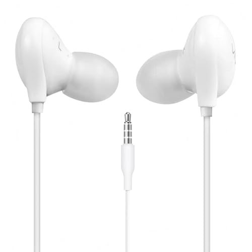 Kanget Xe610 Boom Bass Wired InEar Headphones Earphones Wired Compatible With Especially All Vivo Smartphones (White) (With Bud