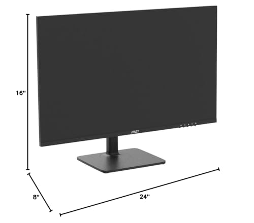 Msi 27    Ips Fhd (1920 X 1080) Non Glare With Super Narrow Bezel 75Hz 1Ms 16:9 With Adjustable Stand (Modern Md271P)