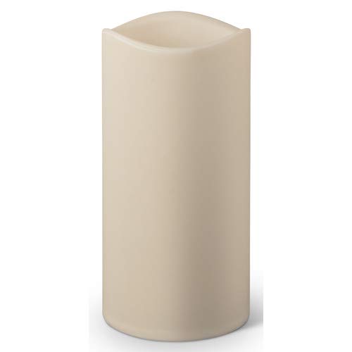 Everlasting Glow 6''D X 6''H Led Out. Pillar Christmas, 6Inl X 6Inw X 6Inh, White