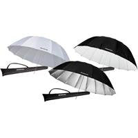 Westcott 7-Foot Umbrella Bundle - Includes Silver, White and Diffusion Varieties for Soft Portrait Photography Lighting