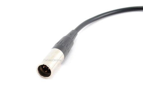 Cablesonline 6Ft Mini Xlr Male To Xlr Female Plug Pro Lapel Microphone Cable, (Xm 206)