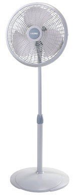 Lasko Performance Pedestal Fan 16 In. Oscillating White