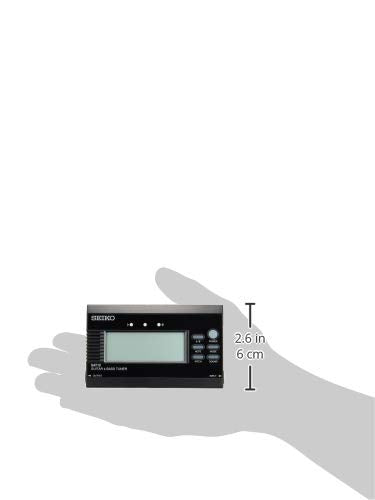Seiko Sat10Be Stunning Guitar/Bass Tuner With Flat Tuning Function Black