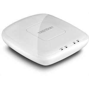 Trendnet Ac1200 Dual Band Poe Access Point, Tew 821Dap, Mu Mimo, 867 Mbps Wifi Ac+ 300 Mbps Wifi N Bands, Client Bridge, Access