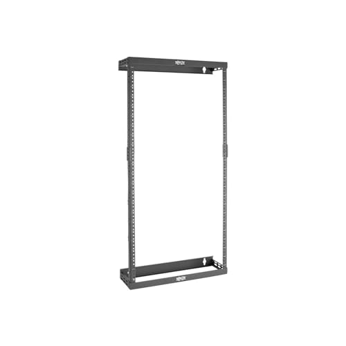 Tripp Lite 8U/12U/22U Expandable Wall Mount 2 Post Open Frame Rack, Adjustable Network Equipment Rack, Patch Depth, 5.75'' Deep