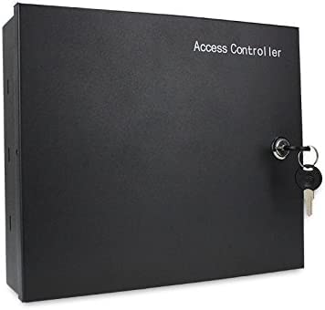 Mengqi Control Request To Exit Pir Motion Sensor 4 Doors Access Control Electronmagnetic 600 Lbs Magnetic Lock 110 240V Power Supply Box Rfid Keypad Reader Keyfobs/Cards(Phone App Remotely Open Door)