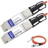 Addon Cisco Qsfp-100G-Aoc3M Compatible Taa Compliant 100Gbase-Aoc Qsfp28 To Qsfp