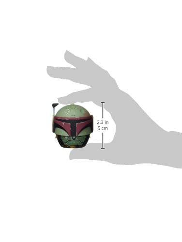 Bitty Boomers Star Wars: Book Of Boba Fett   Boba Fett Mini Bluetooth Speaker, Olive Green, 2.3 Inches