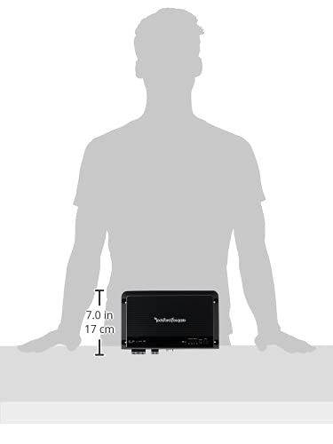 Rockford Fosgate R250X1 Mono Block Amplifier - 1-Channel, Metal, Black Finish
