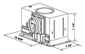 Aero Pure A515A W Quiet Bathroom Fan With Heat And Light, White