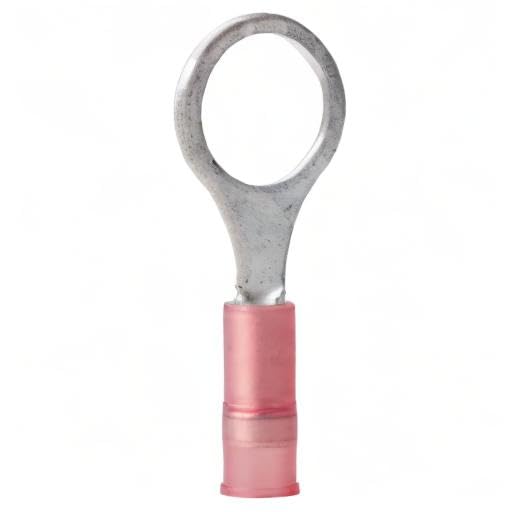 Ancor 220203 Marine Grade Electrical Nylon Insulated Double Crip Funnel Entry Ring Terminals With Insulation Grip (22 To 18-Gaug,WBAUVB000NI00AO