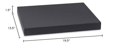 Lineco Archival 13X19 Print Storage Box, Drop Front Design, 13 1/2 X 19 1/2 X 1 1/2, Exterior Color: Black Custom Lin-733-2119