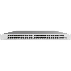 Cisco Designed Meraki Cloud Managed Ms120-48Fp 740W Poe Switch - 48X 1Gbe Ports, 4 X 1Gbe Sfp Uplink, 104 Gbps Switching Capacit
