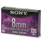 Sony Video Cassette Tape, 8 MM High Grade, 120 Minutes