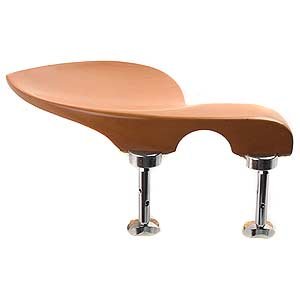 Guarneri 3/4 4/4 Violin Chinrest   Boxwood With Hill Bracket