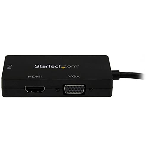 Startech.Com 3 In 1 Mini Displayport Adapter   1080P   Mini Dp/Thunderbolt To Hdmi/Vga/Dvi Splitter For Your Monitor (Mdp2Vgdvhd