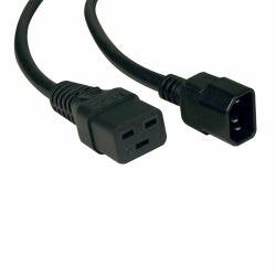 Tripp Lite 2 Foot 15A 14Awg S Foot C19 C14 100 250 Volt Ac Power Cord Interconnect Cable