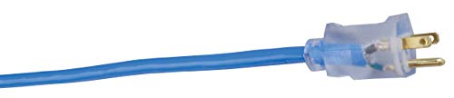 Southwire Coldflex 100Ft 12/3 Heavy-Duty Cold Weather Extension Cord, Blue, Model 25690006