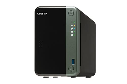 Qnap Ts-253D-4G 2 Bay Nas For Professionals With Intel Celeron J4125 Cpu And Two 2.5Gbe Ports