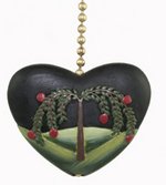 Clementine Deisgn Heart Tree Ceiling Fan Pull
