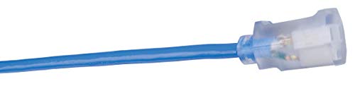 Southwire Coldflex 100Ft 12/3 Heavy-Duty Cold Weather Extension Cord, Blue, Model 25690006