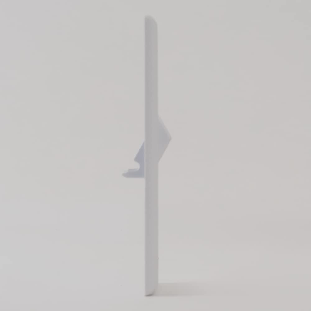 ICC Angled Faceplate with Two Angled Ports for EZ�/HD Style in Single Gang, White