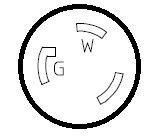 Parkworld 886696 Generator Adapter 3 Prong 20 Amp 5 20P Male To 30 Amp 3 Prong Locking L5 30R Female (2 Feet)